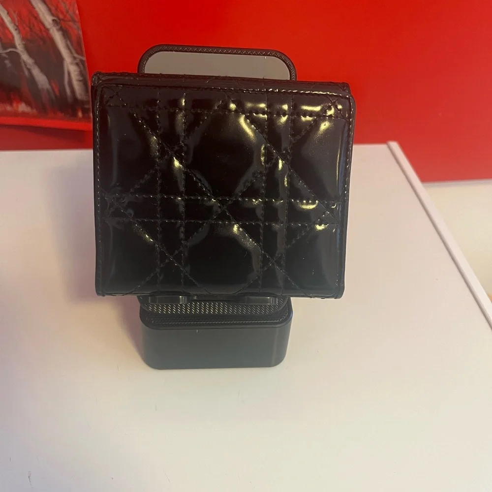 Preowned Dior Black Bifold Wallet